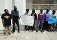 Sub-Saharan African migrants protest in Tunisia (ANSA)