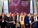 L'inaugurazione del Padiglione del Vino a Expo (ANSA)
