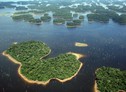 Isole bacino Amazzonia. foto di Eduardo M. Venticinque (ANSA)