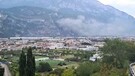 Incendio in zona della discarica a Trento, i vigili del fuoco sul posto (ANSA)