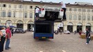 Torino, a piazza San Carlo arrivano i bolidi del passato per l'Autolook Week (ANSA)