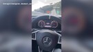 Sfreccia a 301 km all'ora sull'Autofiori e posta il video su Instagram (ANSA)
