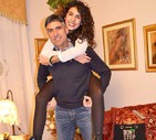 Giuseppe Carena: 'Io e mia figlia Giorgia in occasione del suo diciassettesimo compleanno' - Trapani, dicembre 2014 © ANSA