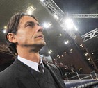 Filippo Inzaghi sulla panchina del Milan © ANSA