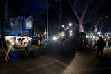 Protesta trattori: termina il blocco stradale su Nomentana