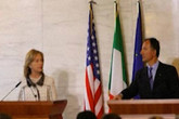 Libia: Clinton-Frattini, serve soluzione politica