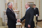 Exxon Mobile CEO and Chairman Rex Tillerson in Moscow (ANSA)
