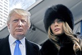 Donald Trump con la moglie Melania (ANSA)