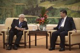 Henry Kissinger,Xi Jinping (ANSA)
