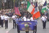 Polizia sfila a NY in ricordo dell'11 settembre