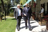 Boris Johnson e Angelino Alfano (ANSA)