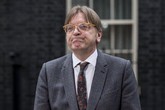 David Davis mets Guy Verhofstadt in Downing Street (ANSA)