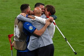 Mancini abbraccia Vialli, felicità per tutti gli italiani (ANSA)