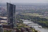La sede della Banca Centrale Europea a Francoforte (ANSA)