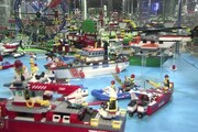 Un mondo in miniatura fatto con i Lego. Una mostra in Polonia
