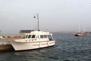 Fulmini tra le barche nel golfo Aranci