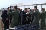 Renzi e Ban Ki-Moon in elicottero verso il Canale di Sicilia