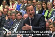 Cameron contro Corbyn: 'Vattene!'
