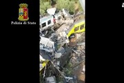 Scontro Treni: i soccorsi visti dall'elicottero