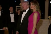 Trump e Melania al gala della Croce Rossa