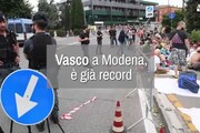 Vasco a Modena, e' gia' record