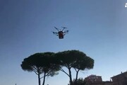 In Italia il primo trasporto di sangue con drone