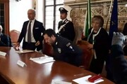Salvini a Pesaro dopo l'uccisione del fratello di un pentito