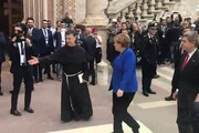 Angela Merkel ad Assisi riceve 'la Lampada di San Francesco'