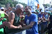 Bagno di folla per Salvini a Pontida