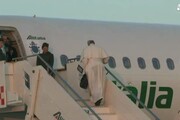 Papa Francesco partito per Vilnius
