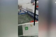 Urto tra due navi in porto Olbia, danni a traghetto Tirrenia