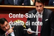 Conte-Salvini, duello di note