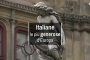 Italiane, le piu' generose d'Europa