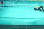 Manuel Bortuzzo torna a nuotare dopo la sparatoria