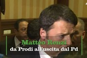 Matteo Renzi, da Prodi all'uscita dal Pd