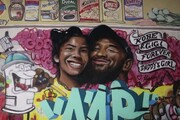 Kobe Bryant, un murales lo ricorda abbracciato a 'Gigi'