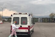 Covid, primo paziente all'ospedale militare allestito a Perugia