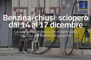 Benzinai chiusi, sciopero dal 14 al 17 dicembre