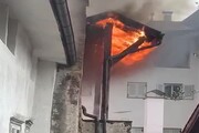 Incendio in centro storico a Bolzano