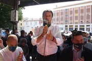 Coronavirus, Salvini a Codogno: 'Grazie Mattarella per gesto'