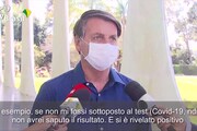 Coronavirus, Bolsonaro: 'Sono positivo' e poi toglie la mascherina