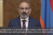 Il premier armeno: 'L'Azerbaigian ci ha dichiarato guerra'