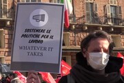 Navigator, a Torino la protesta: 'Ma Draghi non ci preoccupa'
