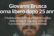 Mafia, Giovanni Brusca torna libero dopo 25 anni
