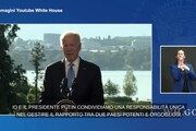 Biden: 'I rapporti Usa-Russia devono essere stabili'
