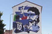Roberto Baggio, a Milano spunta un murales dedicato al 'Divin Codino'