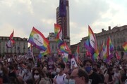 Ddl Zan, in migliaia a Torino: 'Niente legge contro omofobia con gli omofobi'