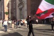Iran, sfila a Roma il corteo degli studenti iraniani