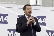 Trasporti, Salvini inaugura la M4 a Milano e ricorda operaio morto