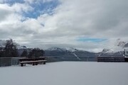 Neve sulle Dolomiti venete: paesaggio imbiancato